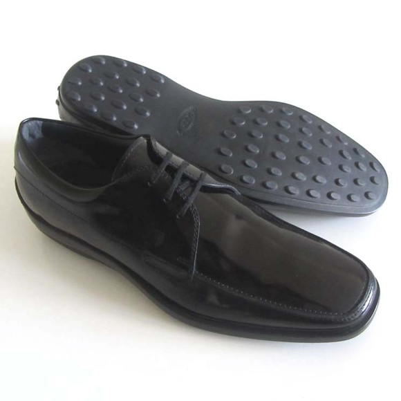 TOD\'S logo patent moc toe dress shoes 9.5 /10.5 US main image 4